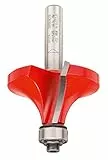 Bosch 1x Abrundfräser Expert for Wood (Radius 15.9 mm, Arbeitslänge 22.2 mm, Professional Zubehör Fräsen)
