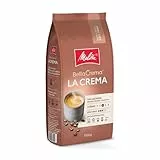 Melitta Ganze Kaffeebohnen, 100% Arabica, vollmundig und ausgewogen, Stärke 3, BellaCrema LaCrema, 1er Pack (1 x 1 kg)