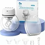 Bellababy Milchpumpe, Tragbare elektrische Milchpumpe, Milchpump elektrisch mit LCD-Touchscreen, 4 Modi und 6 Stufen Saugen, 24-mm-Flansch