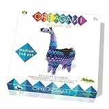 Creagami 3178726 Origami 3D, Papierskulptur Lama, Bastelset für Erwachsene und Kinder ab 7 Jahren, 346 Teile