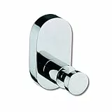 kela 22680, Haken, Zum Kleben oder Bohren, Edelstahl 18/10, 3,5X 5X 6 cm, Lucido, Silber Glänzend