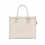 reisenthel daily shopper teddy sand – Moderner, geradliniger Shopper für jeden Anlass - praktische Handtasche, groß genug für Ihre Einkäufe und Ihre Alltagsgegenstände