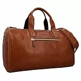 Gusti Leder Weekender Herren Leder – Elegante Reisetasche Damen und Herren aus Echtleder mit abnehmbarem Schulterriemen Vintage Weekender Ideal als Handgepäck und Sporttasche
