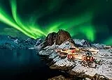 Puzzle 1000 Teile,Puzzle Erwachsene, EIN Herausforderndes Rätsel,Puzzlespiele für Die Ganze Familie,Geschenke für Frauen,Geschenke für Männer,Thema:Norwegens Aurora