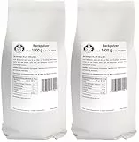 RUF Backpulver, Großpackung, der Klassiker zum Backen von Kuchen, Brötchen und Waffeln, auch zur Reinigung im Haushalt geeignet, glutenfrei und vegan, 1x1000g (Packung mit 2)