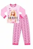 Barbie Mattel Pyjama-Set für Mädchen, lang, Rosa, rose, 6-7 Years