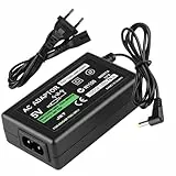 Netzteil für Sony PSP 1000/2000/3000, PSP Ladegerät 5V 2A, Ersatz Netzteil mit 1,8 Meter Kabel für PSP Konsole, Kompatibel mit PSP 1000, 2000, 3000, Ideal für Reisen & Zu Hause