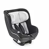 hauck i-Size Reboard Kindersitz iPro Kids für Babys ab Geburt bis Köpergröße 105 cm (0 - 18 kg), ECE R129, Gruppe 0, 1, 2, Einstellbare Kopfstütze, Isofix Basis Separat Erhältlich (Caviar)