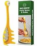 OTOTO Multi-Monster-Käsereibe und Spaghetti-Löffel von OTOTO – Reibe & Schöpflöffel zum Servieren – Reibe, kleine Käsereibe & Küchenkelle, Nudelschöpflöffel, Küchenwerkzeug