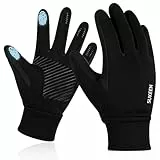 Handschuhe Kinder Softshell Winterhandschuhe Wasserdicht Warme Sporthandschuhe Kinder Reithandschuhe mit Anti-Rutsch Winddicht Fahrradhandschuhe Fleece Radhandschuhe Outdoor Sport für Jungen Mädchen