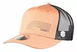 SABBOT Luke Snapback Cap, Moderne Mesh-Kappe, Verstellbare Trucker-Mütze, Basecap, Stylischer Sonnenschutz, Sportcap, Sommerhut, Atmungsaktiv, Ideal für Outdoor (Orange)
