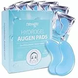 NEWGO 20 Paar Augenpads Eye Mask Hyaluronsäure Kollagen mit Hyaluron, Vitamin E- gegen Augenringe Tränensäcke Falten Dunkle Kreise & Puffiness (Blau)