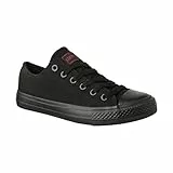 Elara Unisex Sneaker Textil Turnschuh Low top Chunkyrayan 089-A-AllBlack-40