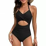 XDSP Damen Badeanzug Sport Bademode Plus Size Einteiler Push Up Sexy Modische Monokini One Piece Swimsuits