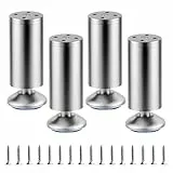 Gaomoeny 4 STK Möbelfüße Höhenverstellbare Füße für Möbelfüße, 15cm Edelstahl Schrankfüße, Möbelbeine Schrankfüsse Möbelfüsse für Couchfüße Sofabeine Sofafüße Bettfüße Kommodenfüße Tischbeine
