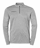 uhlsport Score 26 1/4 Zip Top Herren Sport-Jacke Sweatshirt Sweatjacke Pullover Fußball Fitness Gym Sport-Hoody Sport-Pulli - smartbreathe FIT - atmungsaktiver Stoff aus recyceltem Polyester, XL