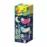 SES Creative 00516 Feel Good Knete-Glow (4x90gr), Mehrfarbig