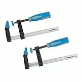 Silverline 590588 Schraubzwingen, 2-tlg. Satz 150 x 50 mm