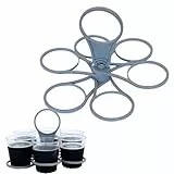 JazRvr Becherhalter Festival, Zusammenklappbarer Getränkehalter, Klappbarer Getränkehalter für Outdoor-Aktivitäten und Familienfeiern, 1 Stück Frühlingsangebote Spare