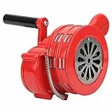 Ejoyous Sirene Drehen 120DB, Tragbarer Handkurbel Luftschutzsirene Manuell Betriebenes Sirenen Handsirene Horn, für Feueralarm den Heim Hotel Tankstelle Küstenwachen