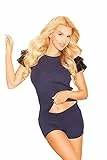 Kalimo Pyjama Pierre | Zweiteiliger kurzer Schlafanzug Damen | Nachtwäsche | Damen | Farbe: Blau | Größe: XL | Material: Viskose