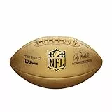 Wilson American Football NFL DUKE METALLIC EDITION, Mischleder, Offizielle Größe, Gold, WTF1826XB
