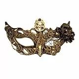 Boland 54575 - Maske Steampunk für Erwachsene, Gesichtsmaske, Kostüm Accessoire, Zubehör für Karneval und Mottoparty