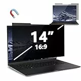 Dabernur Magnetischer 14' Laptop-Privatsphärenschutz für 16:9 Display, Abnehmbarer Anti-Glare Sichtschutz, Bildschirmfilter & -Schutz (12 3/16' × 6 7/8'), passend für FHD 1920×1080