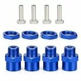 SPYMINNPOO RC Rad Sechskant Nabenadapter, 12 mm bis 17 mm Umrüstadapter, D4 HSP 94123 Zubehör, geeignet für 1:10 RC-Car-Fans im Maßstab