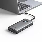ORICO USB C Hub, 6 IN 1 USB C Dock mit 4K HDMI, PD 100W, 3*USB A Datenports, Type C Datenports, Type C Adapter Multiportadapter Kompatibel mit iPhone 16, MacBook, Surface, iPad Pro/Air