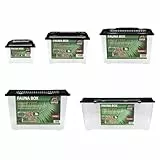 Terra Exotica Fauna Box in 5 Größen erhältlich (Large 37 x 22 x 24,5 cm) Transportbox/Quarantäneterrarium für z.B. Reptilien, Amphibien, Kaninchen, Mäuse, Vögel - Terrarium