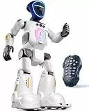Roboter Spielzeug für Jungen und Mädchen ab 4 5 6 Jahren,Ferngesteuerter Roboter mit Gestensteuerung,Spielzeug mit LED & Sprachaufnahme,Geburtstagsgeschenk für Kinder von 7 8 9 10 Jahren(Standard)
