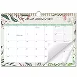 AEYAKA Wandkalender 2026 Kalender, Monatlicher Hängender, 14 Monate November 2025 - Dezember 2026 mit Ferienübersicht, Mond, 29 cm x 41 cm Deutsch