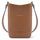 BOSTANTEN Handytasche zum Umhängen Leder, Crossbody bag Handy umhängetasche Damen, Handytasche mit Geldbörse zum Umhängen, Handtasche Damen klein
