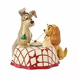 Disney Traditions Lady and Tramp Spaghetti Scene LED Figurine