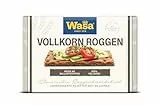 Wasa Knäckebrot Vollkorn Roggen 12x260g | Der besonders knusprige und herzhafte Roggenklassiker, 100% Vollkorn, Reich an Ballaststoffen