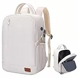 Lossga Handgepäck Rucksack 40x20x25 für Ryanair Flugzeug Reiserucksack 14 Zoll Laptop Travel Backpack 20L Unter Sitzplatz Cabin Bag für Herren Damen Teenager, Beige