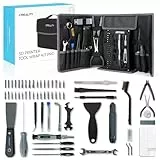 Creality Offiziell 3D Drucker Tool Kit 3D Drucker Werkzeuge Kit, 74 Stücke 3D Drucker Werkzeug Wrap Kit Pro 3D Drucker Zubehör mit Aufbewahrungstasche
