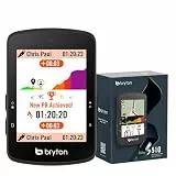 Bryton Rider S510 2,8 Zoll Farb-LCD-Touchscreen GPS Fahrradcomputer, Offline-EU-Karte, kompatibel mit Fahrrad-Radar, 30 Stunden Lange Batterielaufzeit