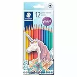 STAEDTLER 175 C12 Y Holzfreie Buntstifte, Pastellfarben, 12 Stück