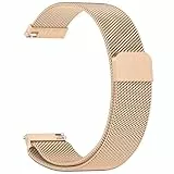 Vancle Metall Uhrenarmband 20mm Damen Herren, Edelstahl Schnellverschluss Smartwatch Ersatzarmband 20mm mit Magnetverschluss Quick Release Armbänder Smartwatch Zubehör für Frauen Männer