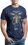 Looney Tunes Coyote Herren T-Shirt Navy-WHT, Größe: S
