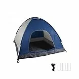 Relaxdays Pop Up Zelt Strand, Wurfzelt, 2-3 Personen, kleines Packma , UV Schutz 50+, HxBxT: 135 x 200 x 200 cm, blau, Einheitsgrosse, 10023316_473