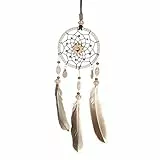 Traumfänger – Nice Dream Kreativer handgefertigter Traumfänger Dream Catcher mit Federmuscheln, Wandbehang, Ornament, Auto-Anhänger, hängende Dekoration