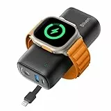 Bilivein Power Bank für Apple Watch, 10000mAh Powerbank 22.5W Tragbares Ladegerät, Externer Akku mit Kabel, Kompatibel mit iPhone 16/15/14/13/12 Pro/Pro Max