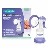 Lansinoh Handmilchpumpe - manuelle Milchpumpe für sanftes und effektives Abpumpen