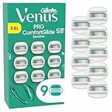 Gillette Venus Pro ComfortGlide Sensitive Rasierer, 9 Ersatzklingen