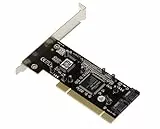 KALEA-INFORMATIQUE PCI-zu-SATA-Controller-Karte mit 2 unabhängigen Ports oder als RAID 0,1 mit Silicon Image SIL3112 Chipsatz.