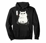 Dicke Katze Japanese Art Legendary Rare Grumpy Fat Cat Pullover Hoodie
