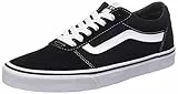 Vans Herren Ward Sneaker Ward Trainers, (SUEDE/CANVAS) BLACK/WHITE, 47 EU